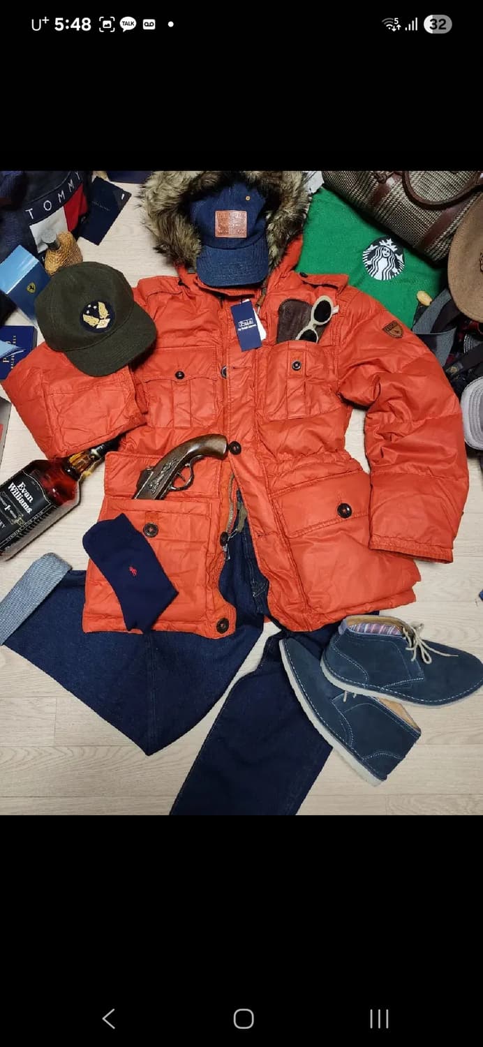 (새상품)POLO RALPH LAUREN 헤비다운 패딩 대장 파카 상품이미지5
