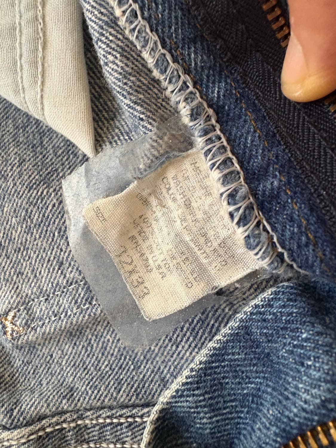 80-90's vtg LEE 202 denim pant. 상품이미지4