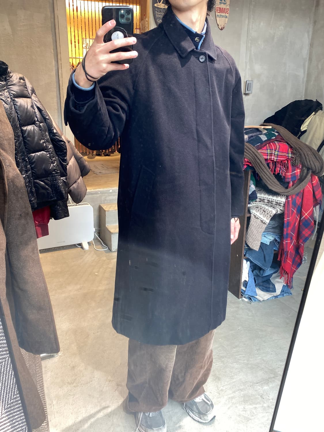 폴 스튜어트Newyork 캐시미어 코트 상품이미지3