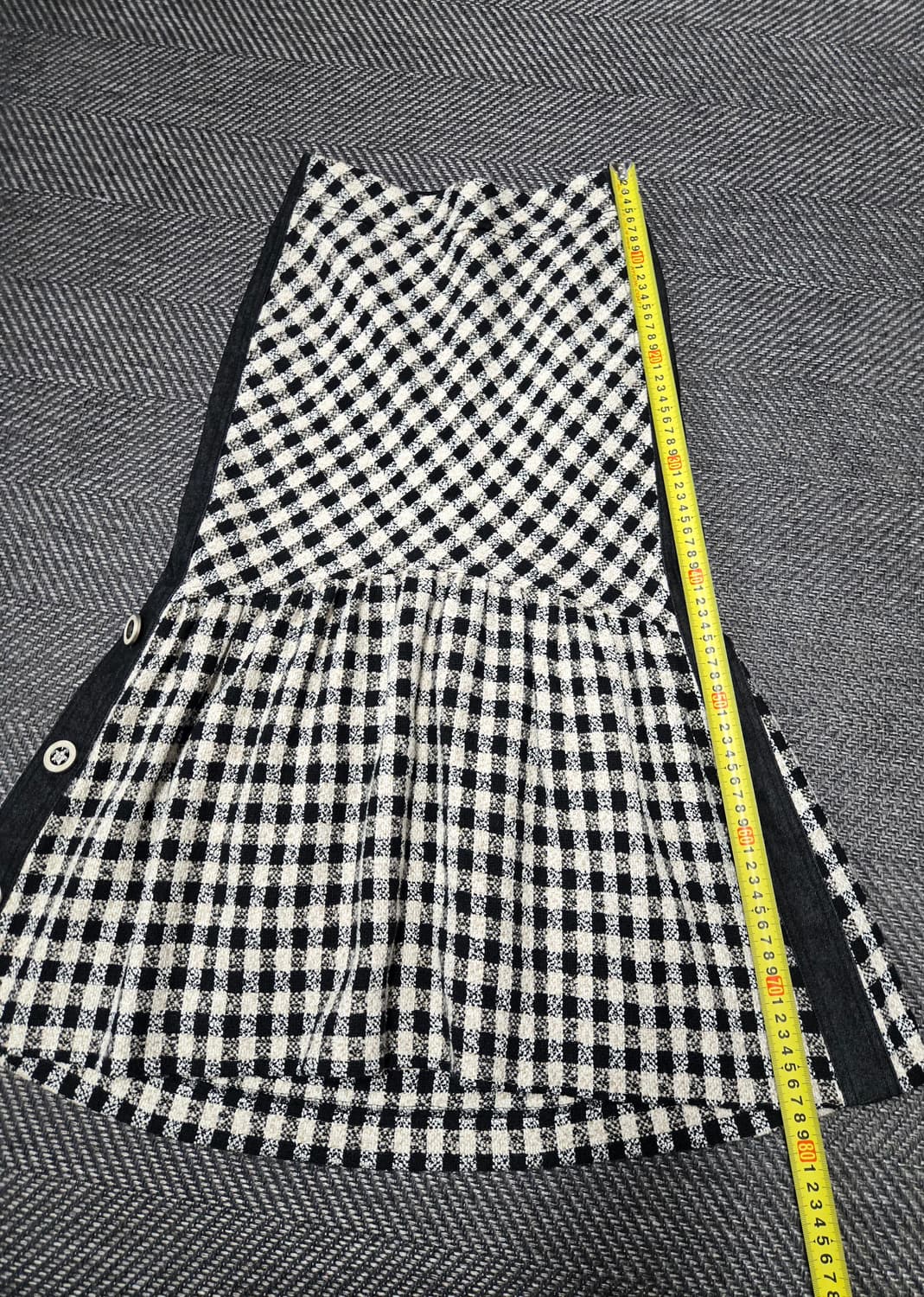 오즈세컨 체크 플레어 스커트 상품이미지7