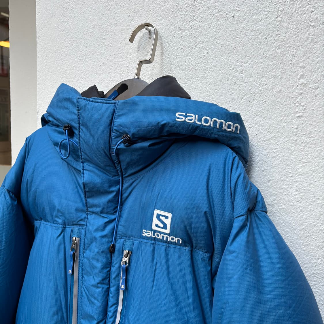 살로몬 클리마 윈드 알래스카 헤비 다운 블루 자켓(700필파워) 상품이미지3