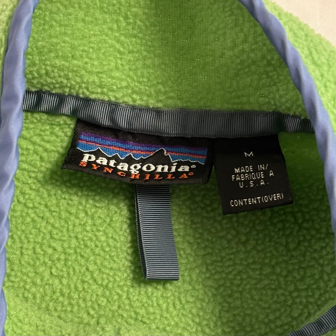 🇺🇸 90s 파타고니아 신칠라 연두 상품이미지3