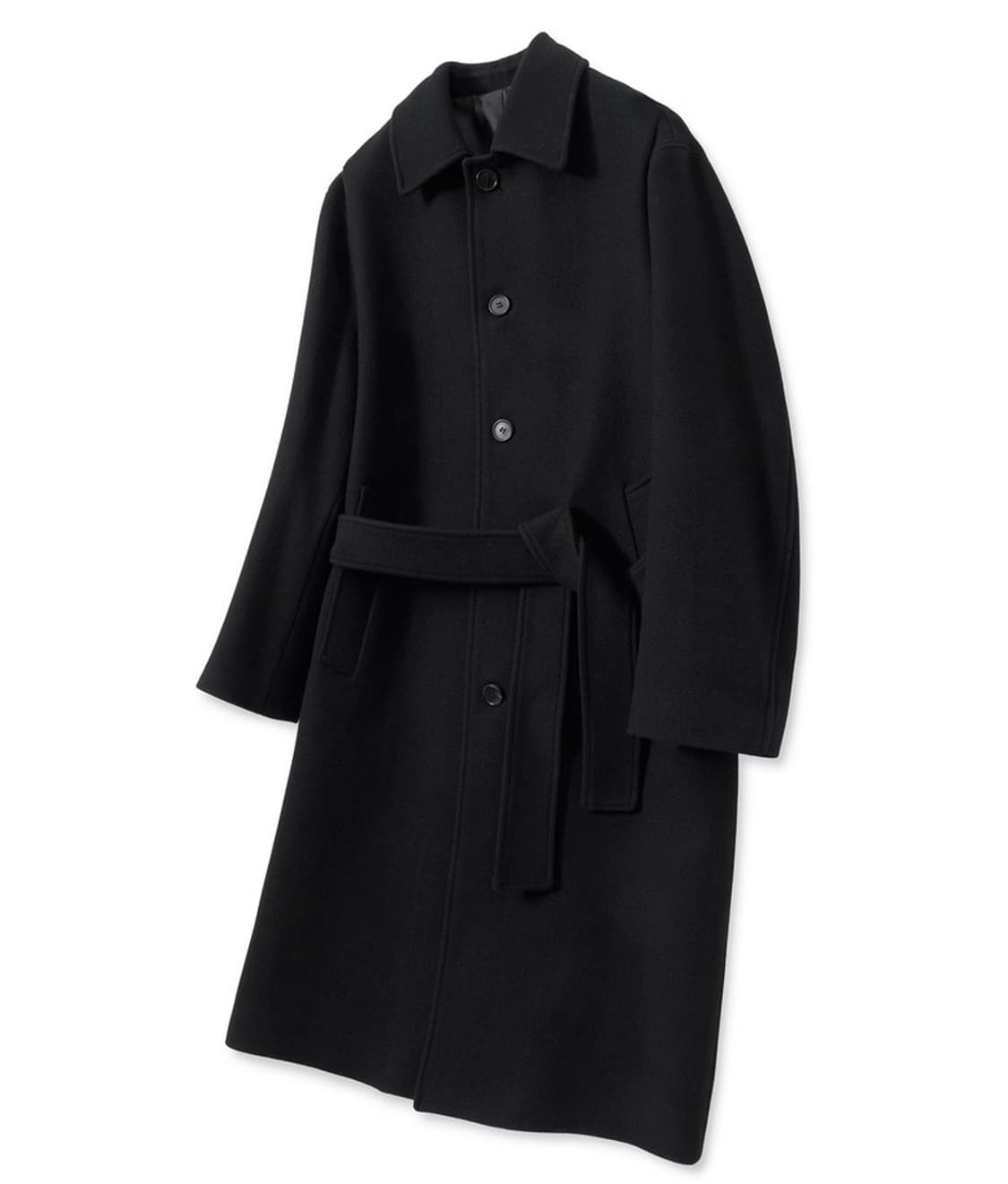 tngt 캐시미어 로브 발마칸 코트 블랙 핸드메이드 상품이미지1