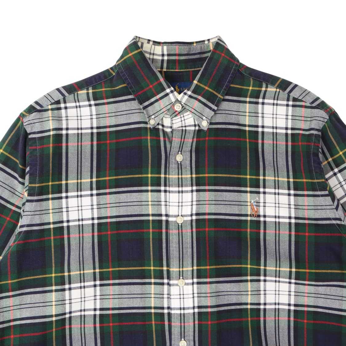 폴로 랄프로렌 그린 체크 클래식핏 셔츠 상품이미지2