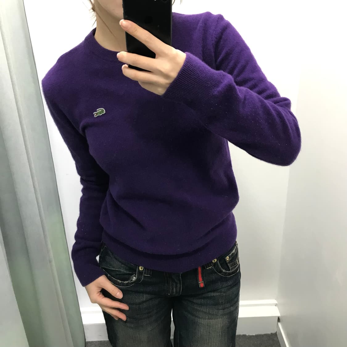 라코스테 퍼플 모 니트 상품이미지1