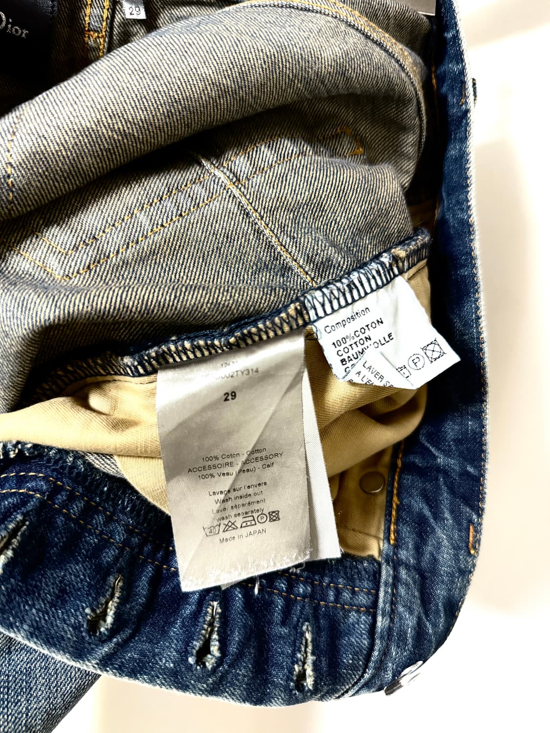 Dior Homme 08s Detroit Rust Wash Denim 상품이미지5