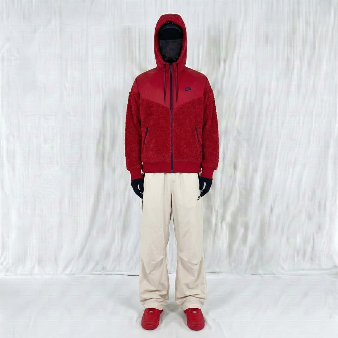 nike hairy fleece hooded jacket 상품이미지1
