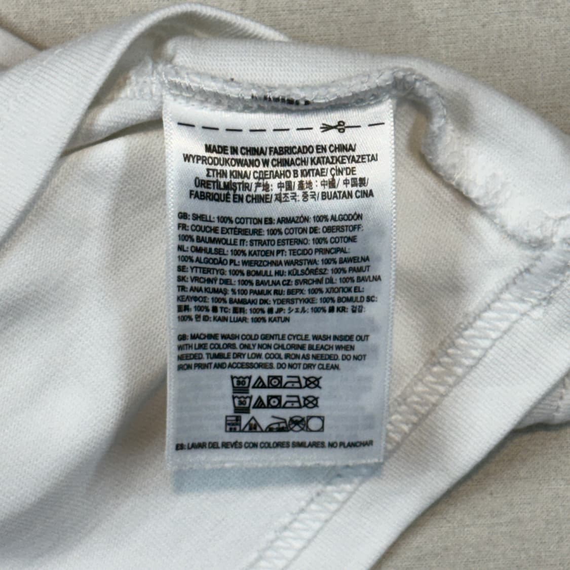 XL) 반스 Vans 프린팅 반팔 티셔츠 화이트 상품이미지7