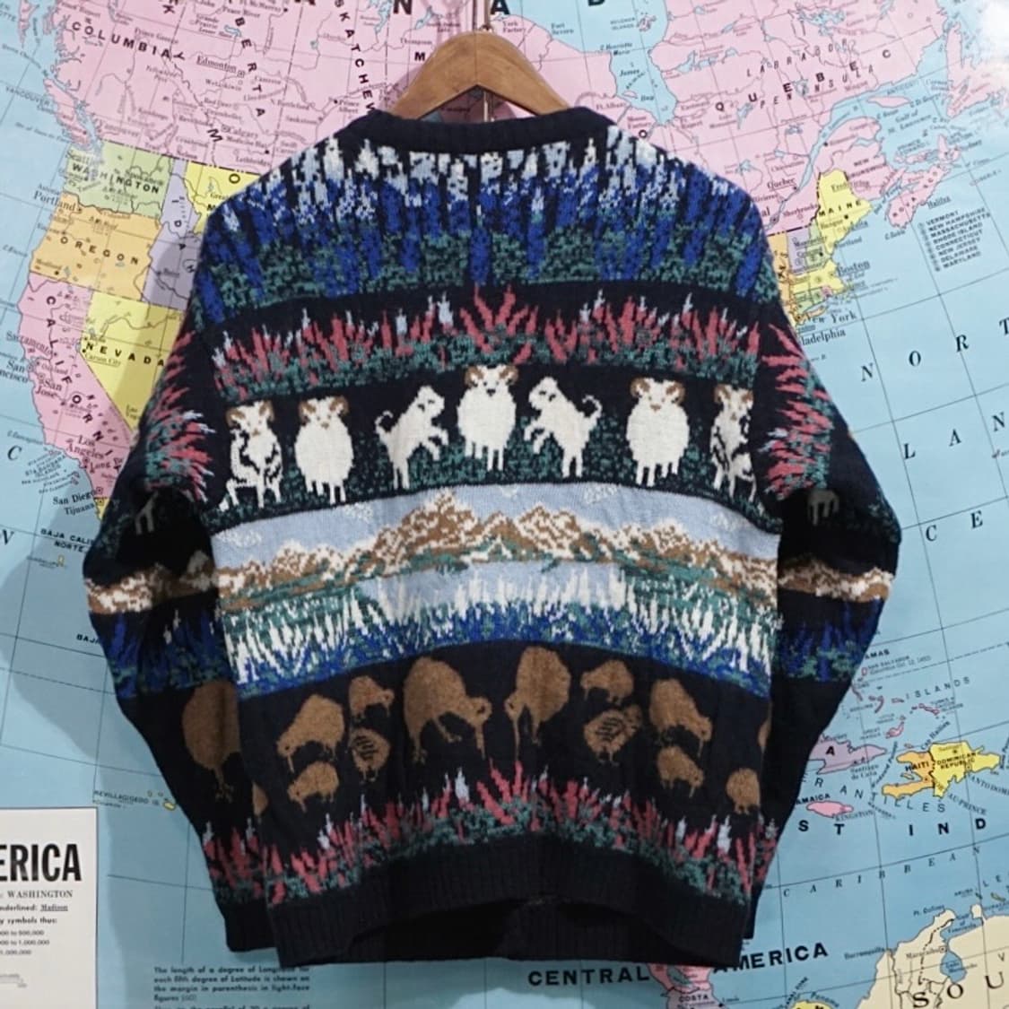 뉴질랜드 Pure Wool 핸드메이드 가디건 상품이미지3