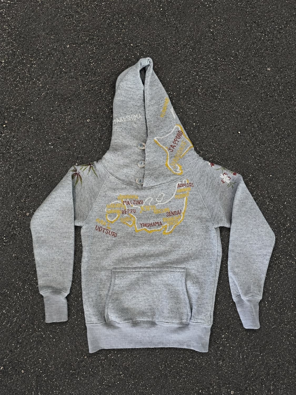 KAPITAL Japan Map Hoodie 상품이미지7
