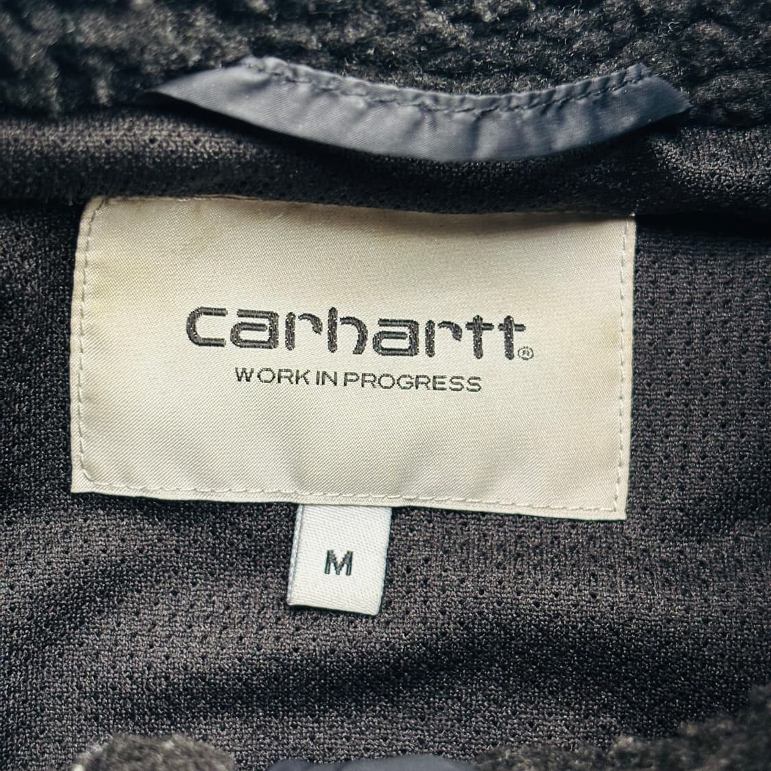칼하트 WIP 블랙 라이너 플리스 자켓 M 상품이미지7