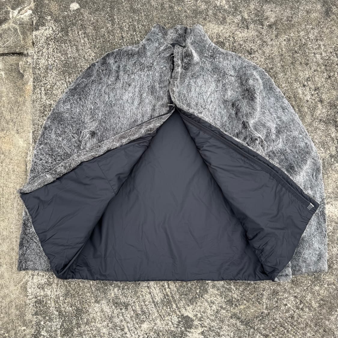 [XL] 90s Emporio Armani 아크릴 퍼 자켓 상품이미지2