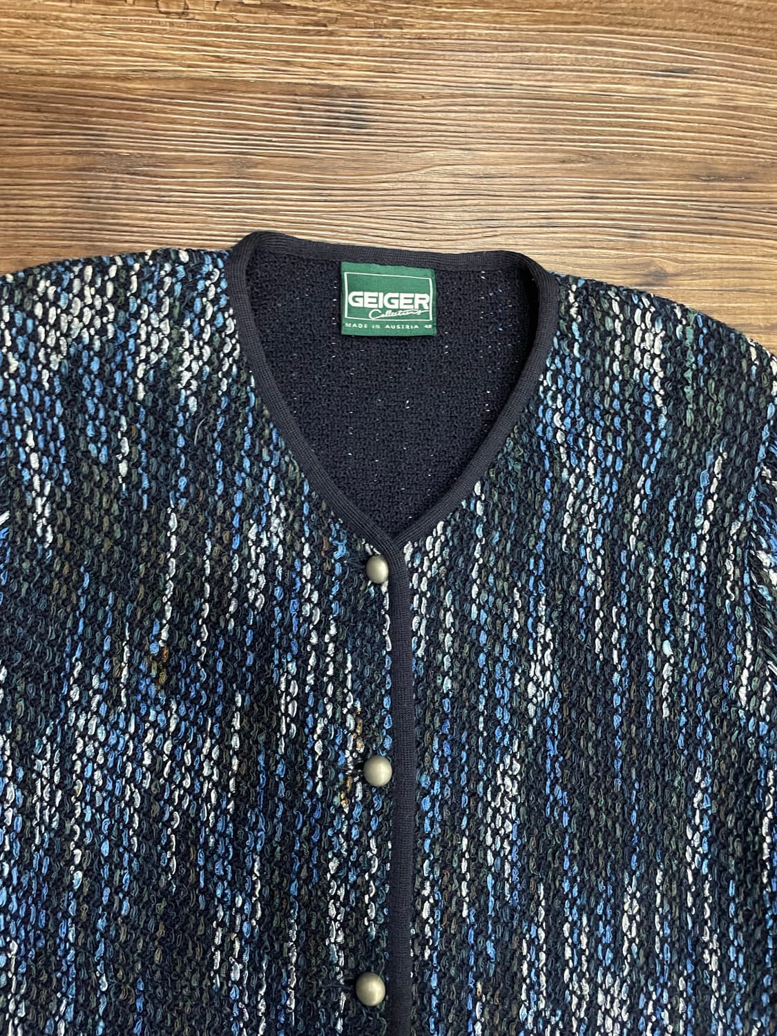 가이거 GEIGER 패턴 가디건 42 상품이미지2