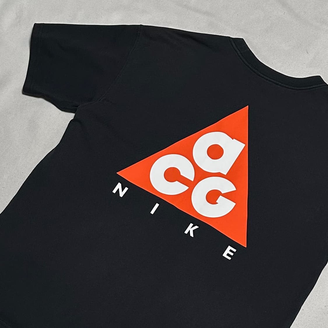 XL 나이키 ACG 빅로고 블랙 반팔 티셔츠 상품이미지1