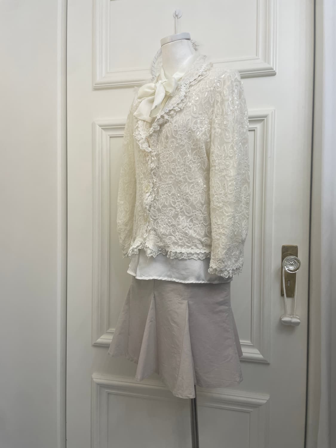 ivory lace fairy lovely jacket(size-M~L) 상품이미지2