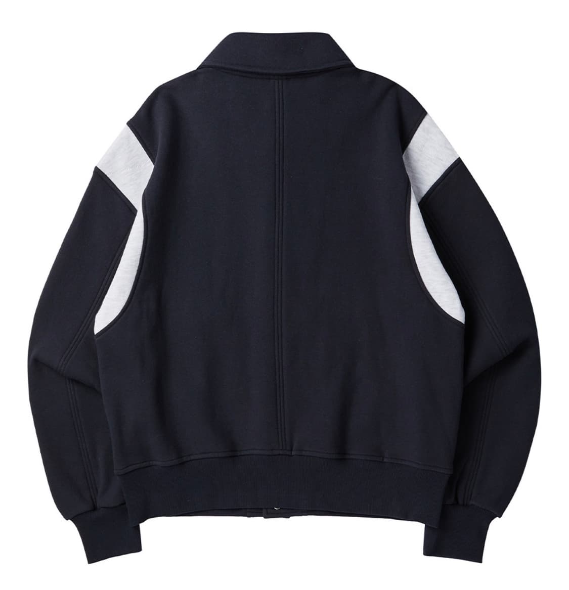 [프렌다] SWEAT VARSITY JACKET NAVY (NO 기모) 상품이미지2