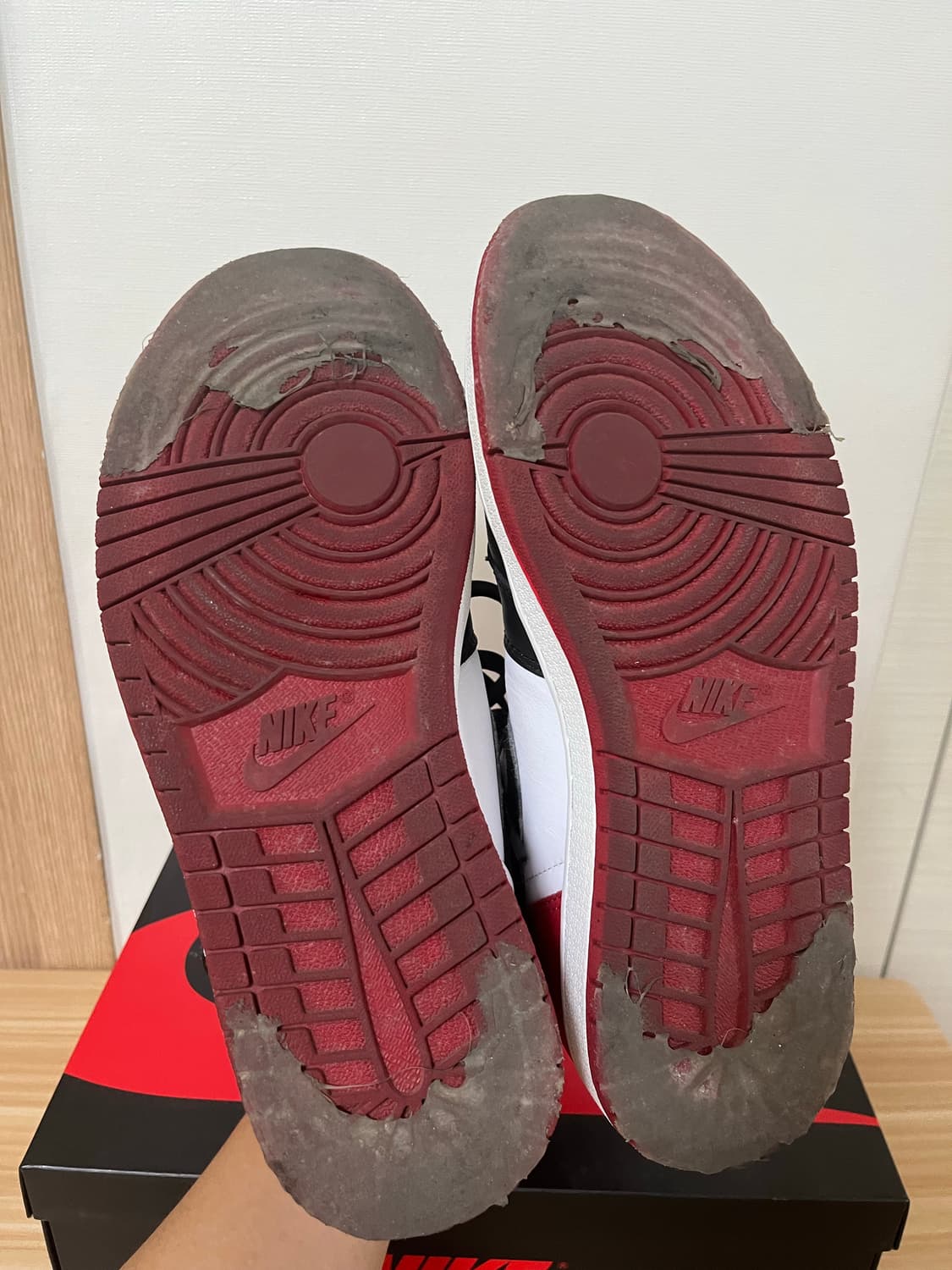 [255] 나이키 조던1 og 하이 블랙토 2016 상품이미지5