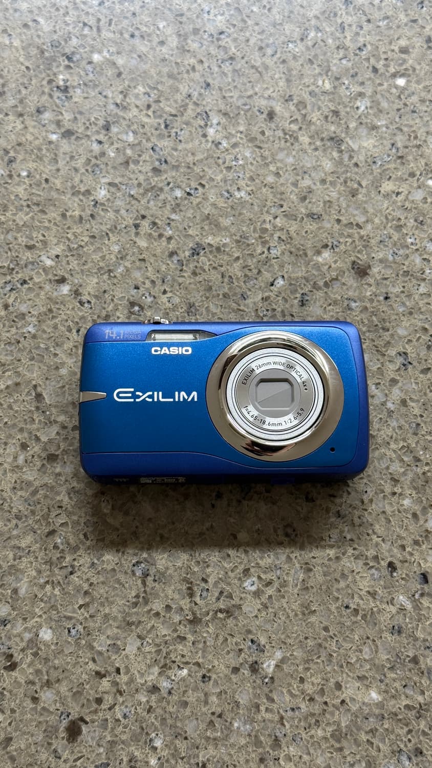 작례O) 카시오 엑슬림 ex-z550 블루 상품이미지1