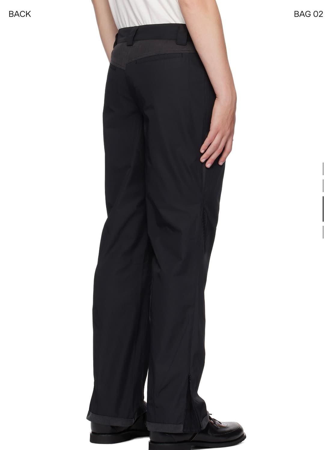 [L]엑슬림 ep6. 07 트라우져 팬츠 블랙 상품이미지6