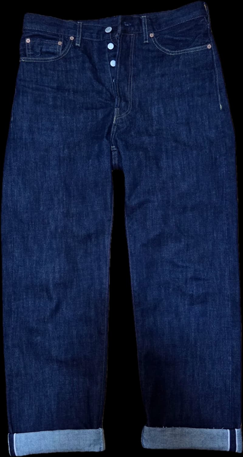 아웃스탠딩 40S 셀비지 데님 스트레이트핏 상품이미지7