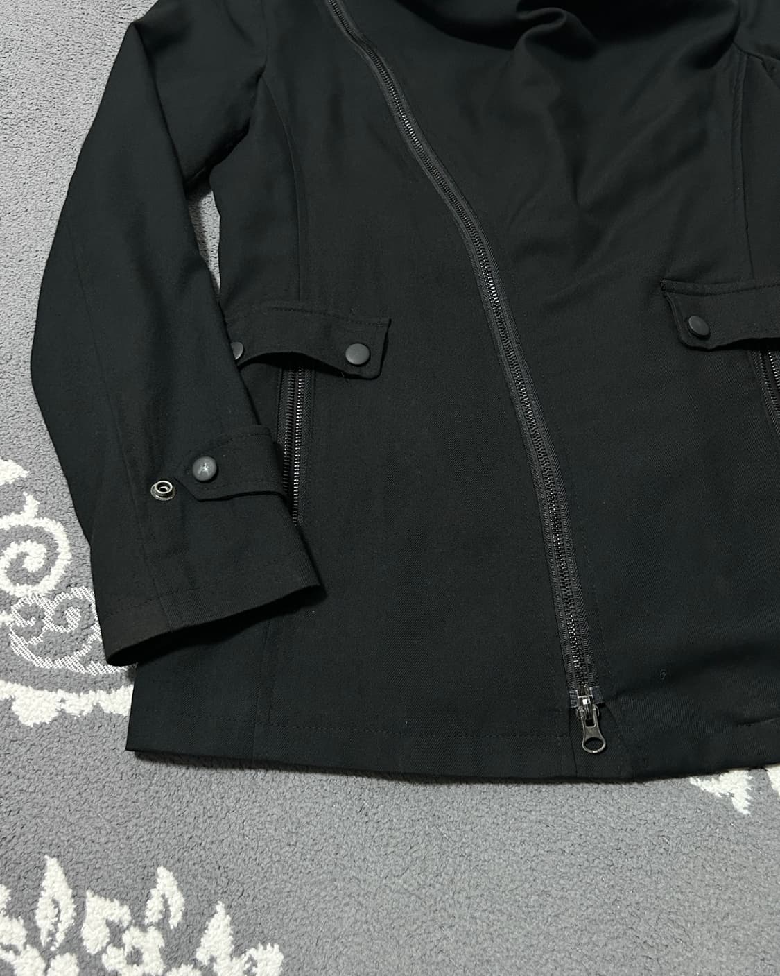 Unplugged Museum 더블 카라 드레이프 자켓 상품이미지8