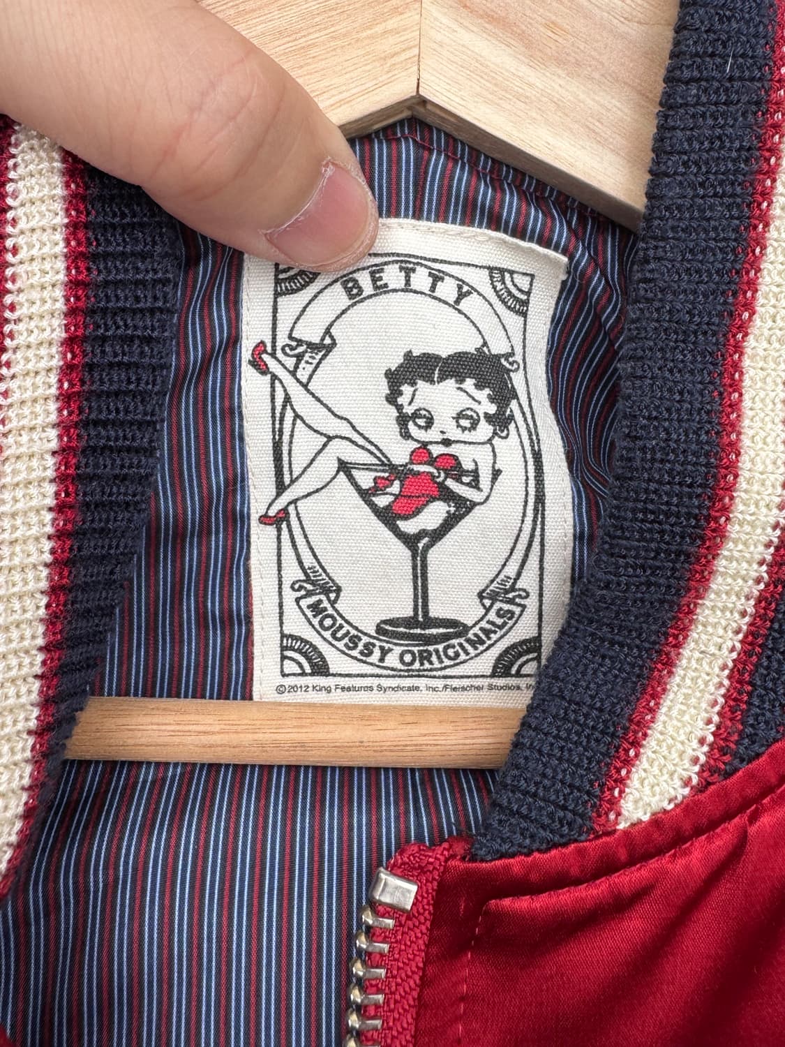 Moussy 베티붑 수베니어 나일론 자켓  상품이미지3