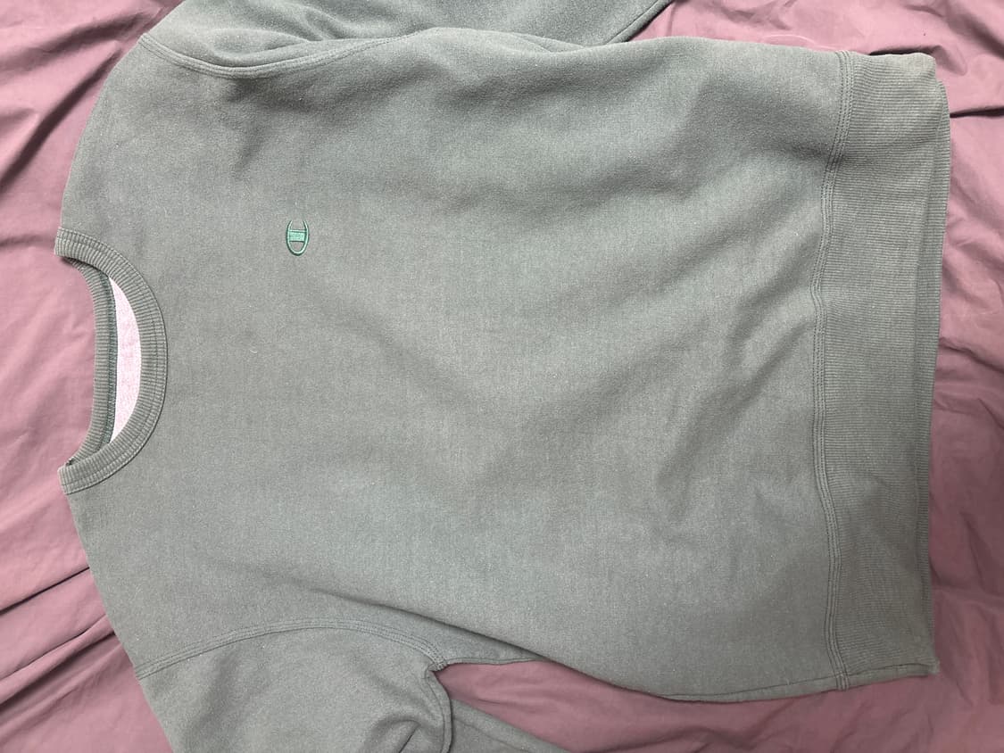 챔피언 맨투맨 그린 상품이미지4