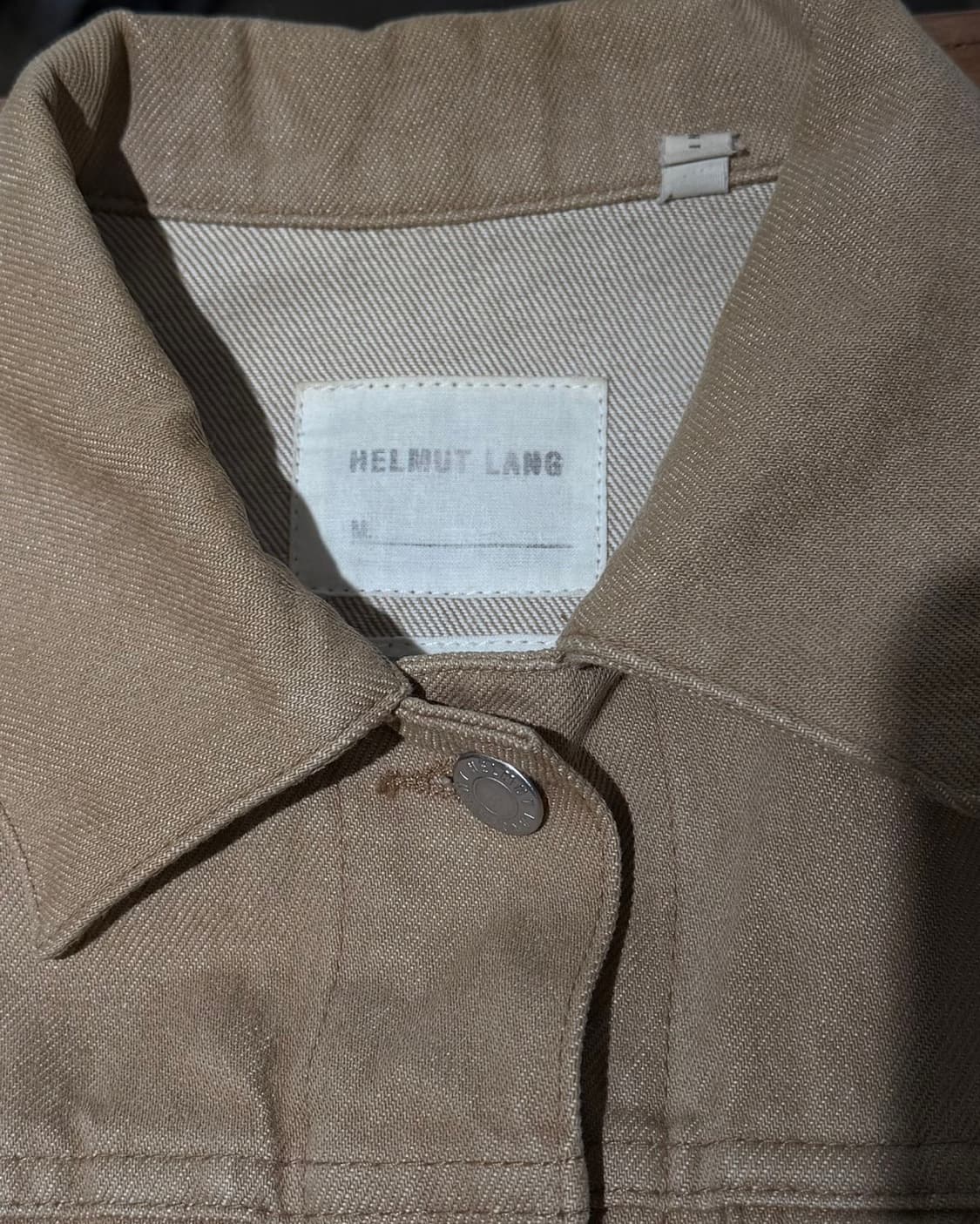 헬무드랭 베이지 데님 클래식 로우 트리거 자켓 상품이미지7