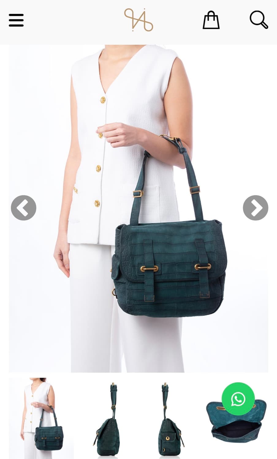 생로랑 크로코다일 패턴 토트백 & 숄더백  상품이미지1