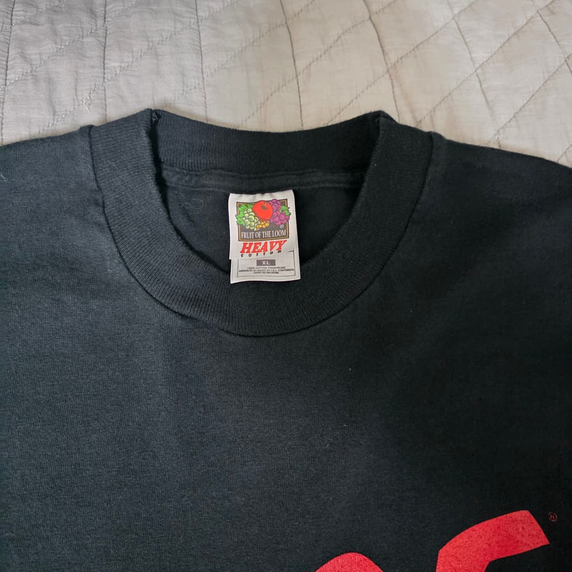 [XL] 00-90s 빈티지 DARE 티셔츠 블랙 ver. 후룻2백프린트 상품이미지6