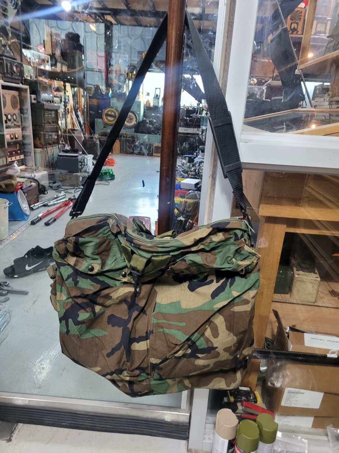 미 구형 공군 헬맷백 상품이미지5