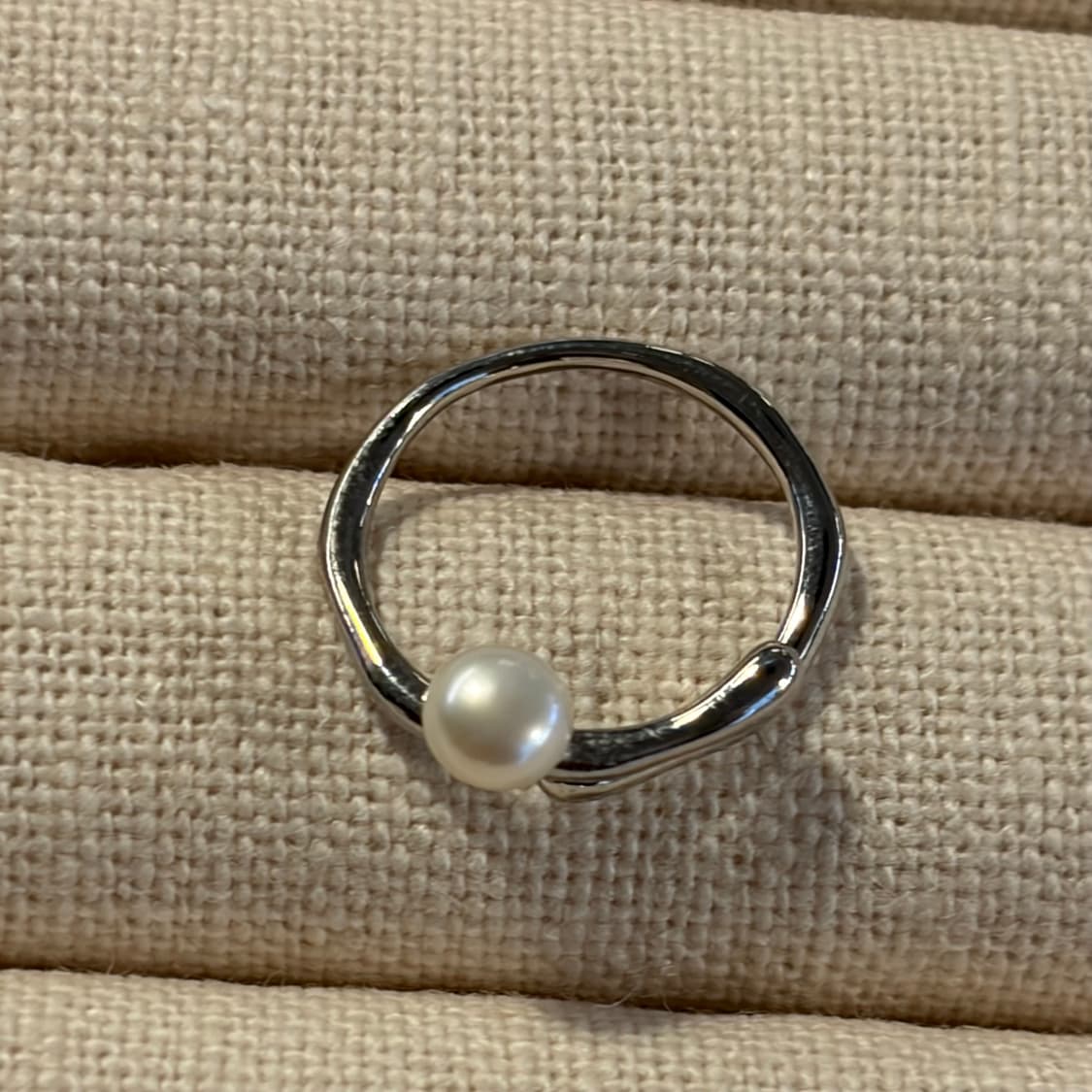 새상품 여성 신주 진주알 반지  상품이미지6
