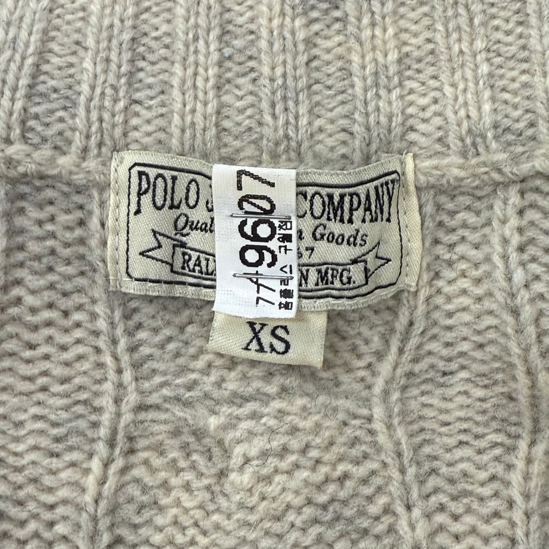 폴로 진스 꽈베기 니트 가디건  상품이미지5