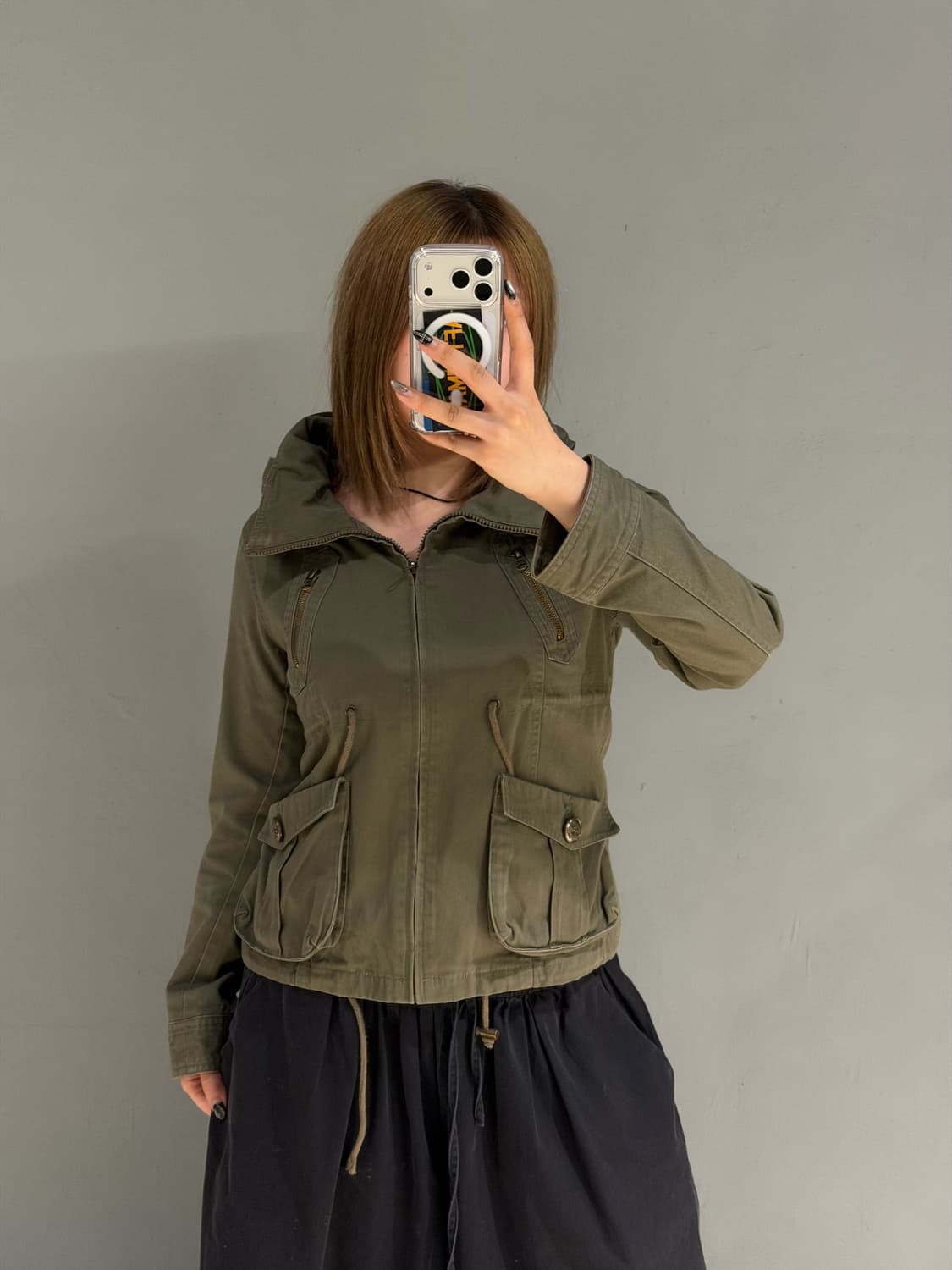 high-neck design pocket detail jk 상품이미지5