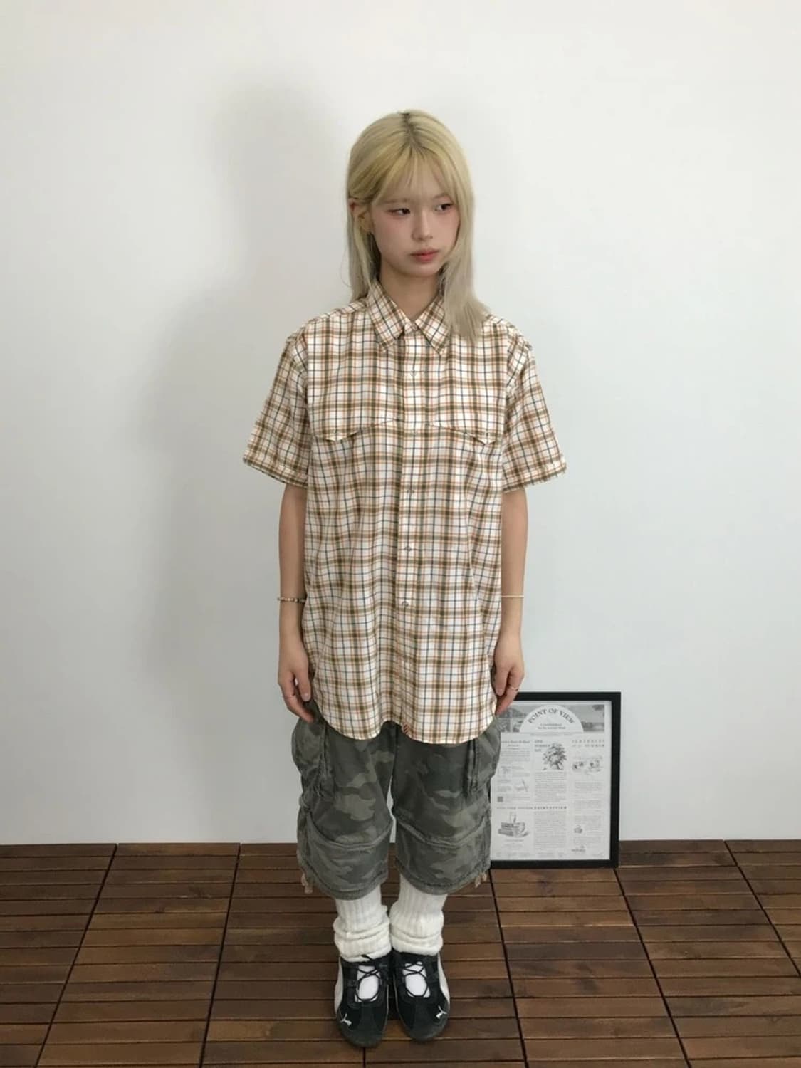 Ezekiel Plaid Short Sleeve Shirt 상품이미지1