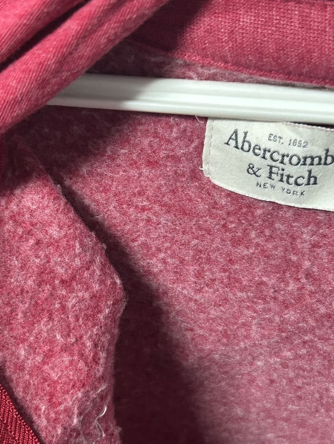 (무배) 아베크롬비 버건디 후드집업 상품이미지5