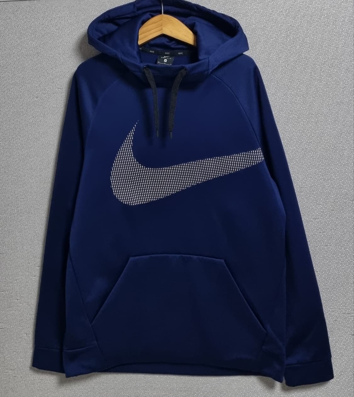 M (66) 나이키 네이비 빅로고 기모 후드티 상품이미지1