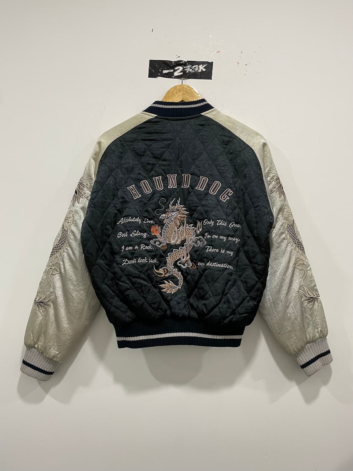 80’s Jpn Pazzo X Hound Dog 오리엔탈리버시블 스카잔 상품이미지5