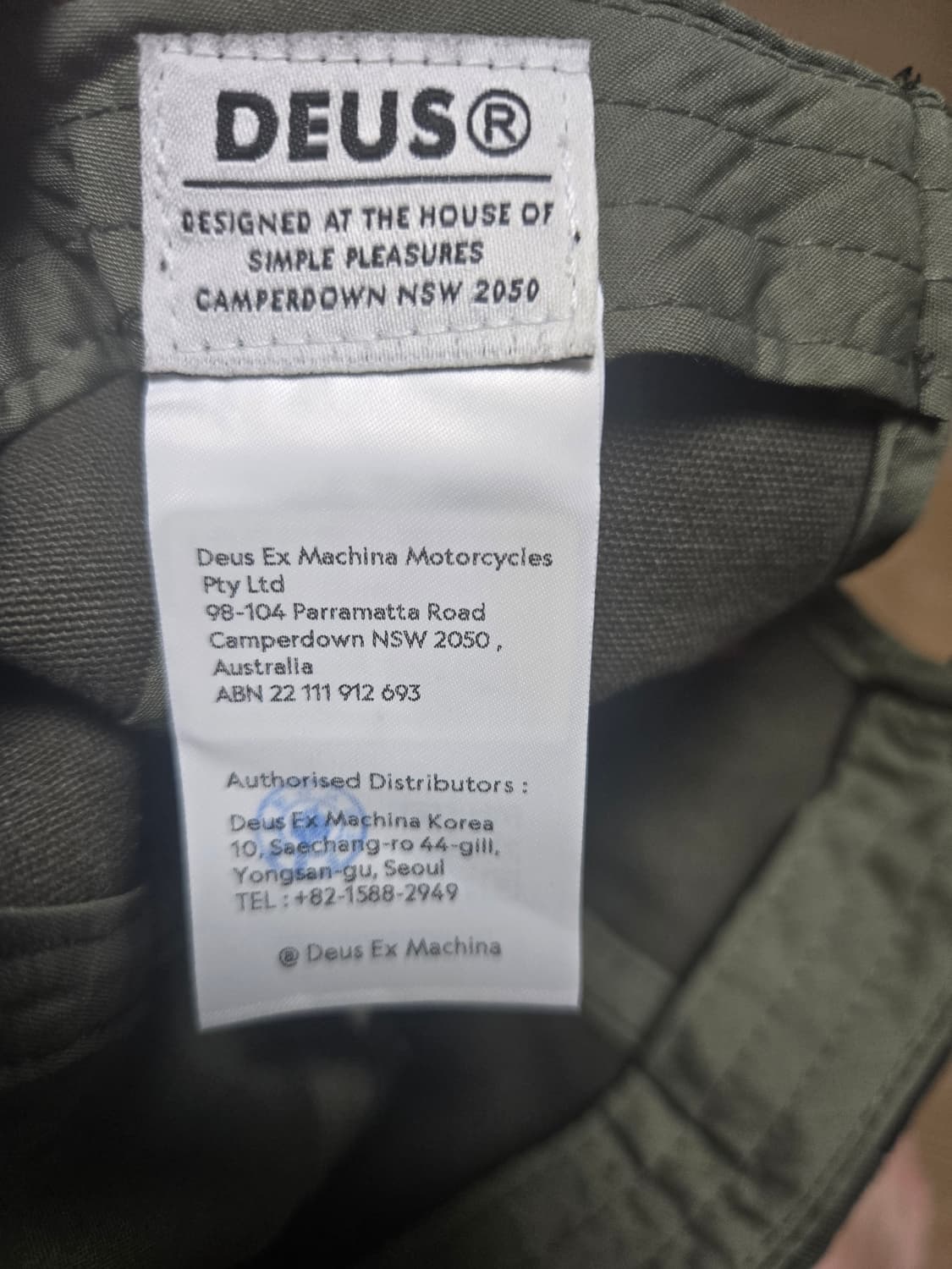 데우스엑스 마키나 서울 어드레스 캡 카모 상품이미지3