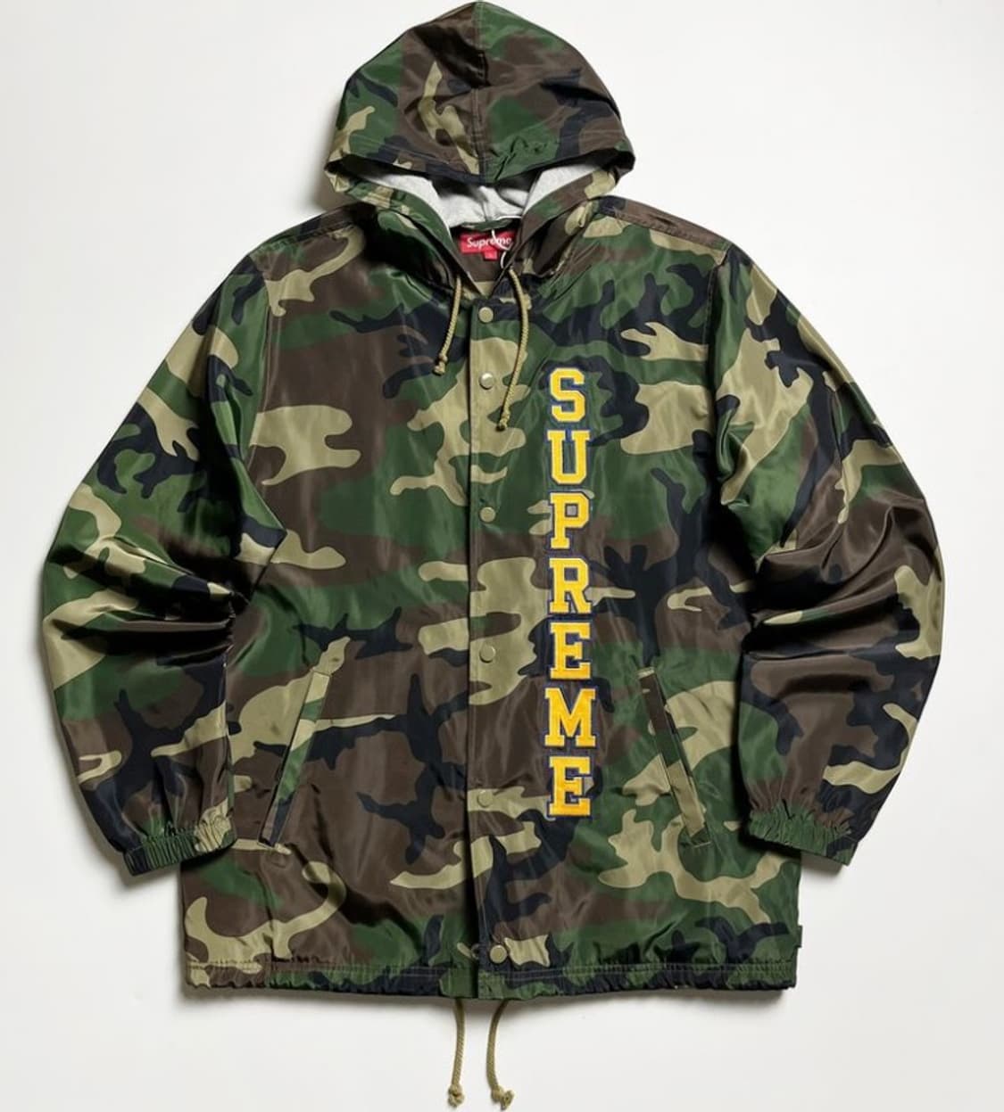 슈프림 버티컬로고 카모 후드 자켓 상품이미지1