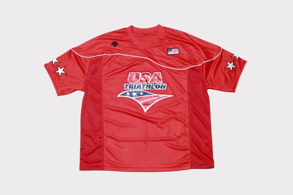 [L] 데상트 USA 트라이애슬론 반팔 티셔츠 상품이미지1