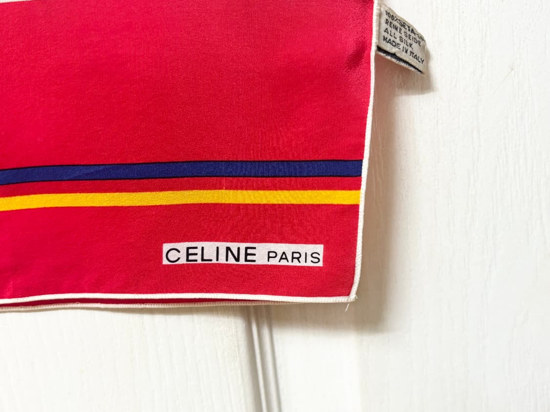 셀린느 실크 스카프 이탈리아산 상품이미지5