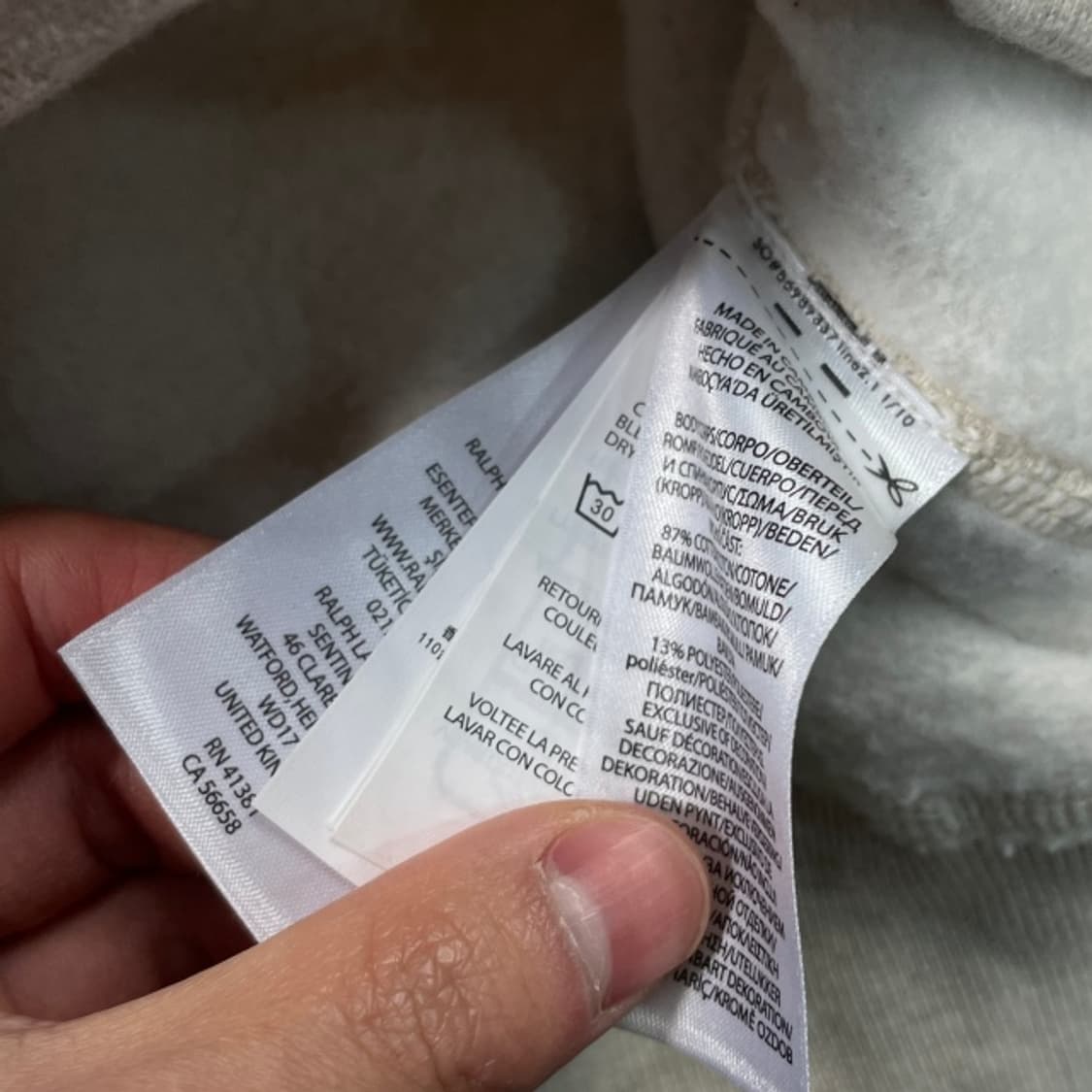 95 폴로 랄프로렌 신형 스펠아웃 맨투맨 상품이미지5