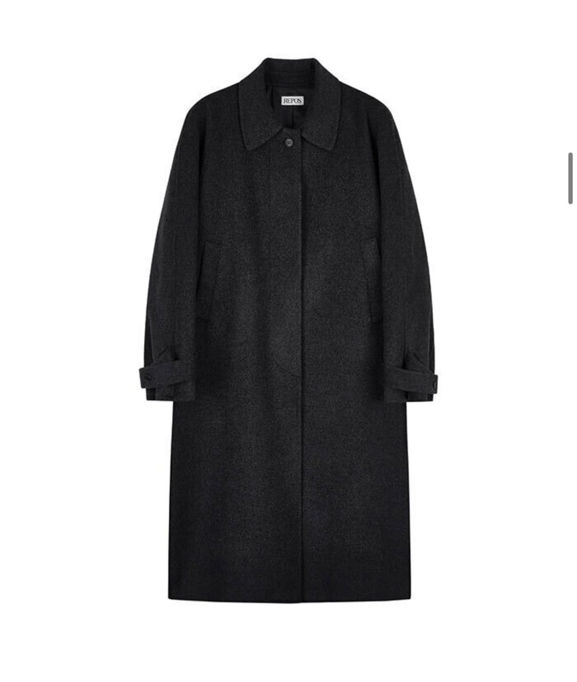 Repos Wool Raglan Handmade Coat Charcoal 상품이미지4