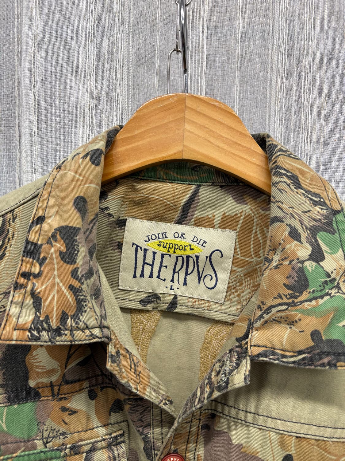 The RPVS 빈티지 밀리터리 카모 셔츠 상품이미지6