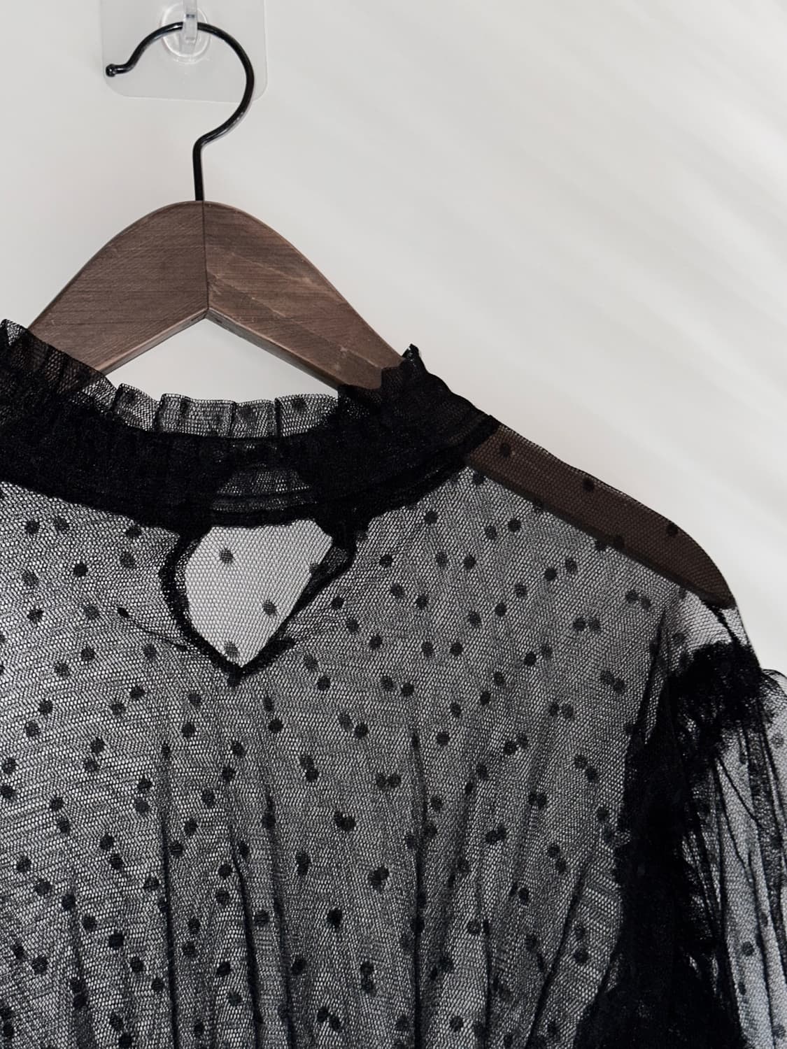 빈티지 매쉬 블라우스 상품이미지1