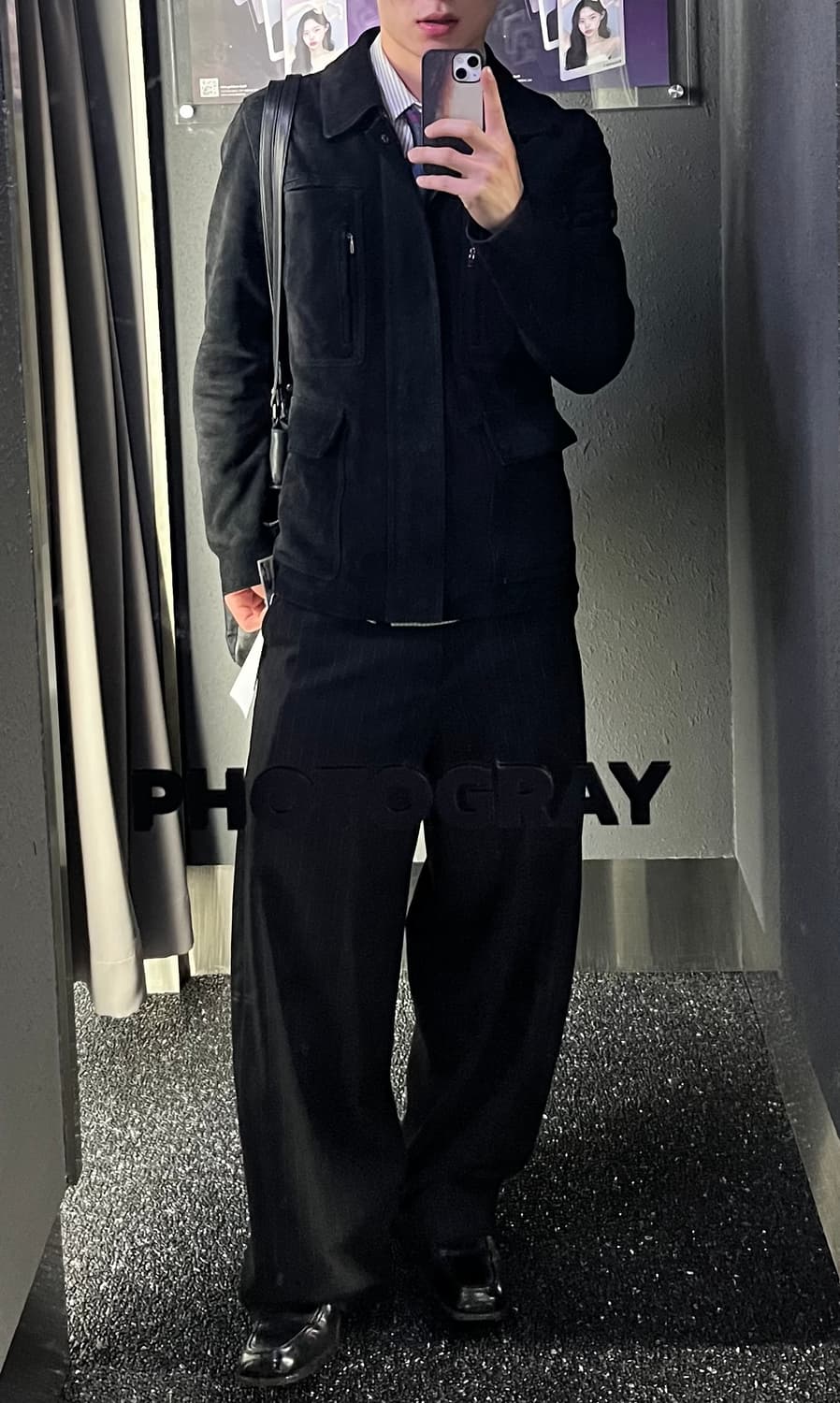 Moai collezioni 스웨이드 밀리터리 자켓 상품이미지5