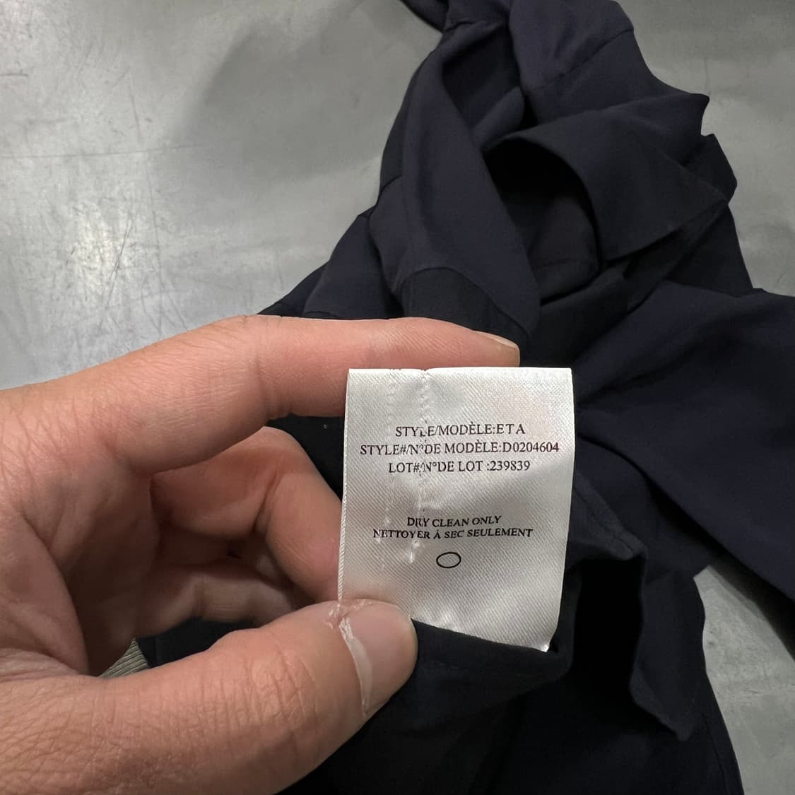  띠어리 히든버튼 배색 하프 원피스 y16092 상품이미지9