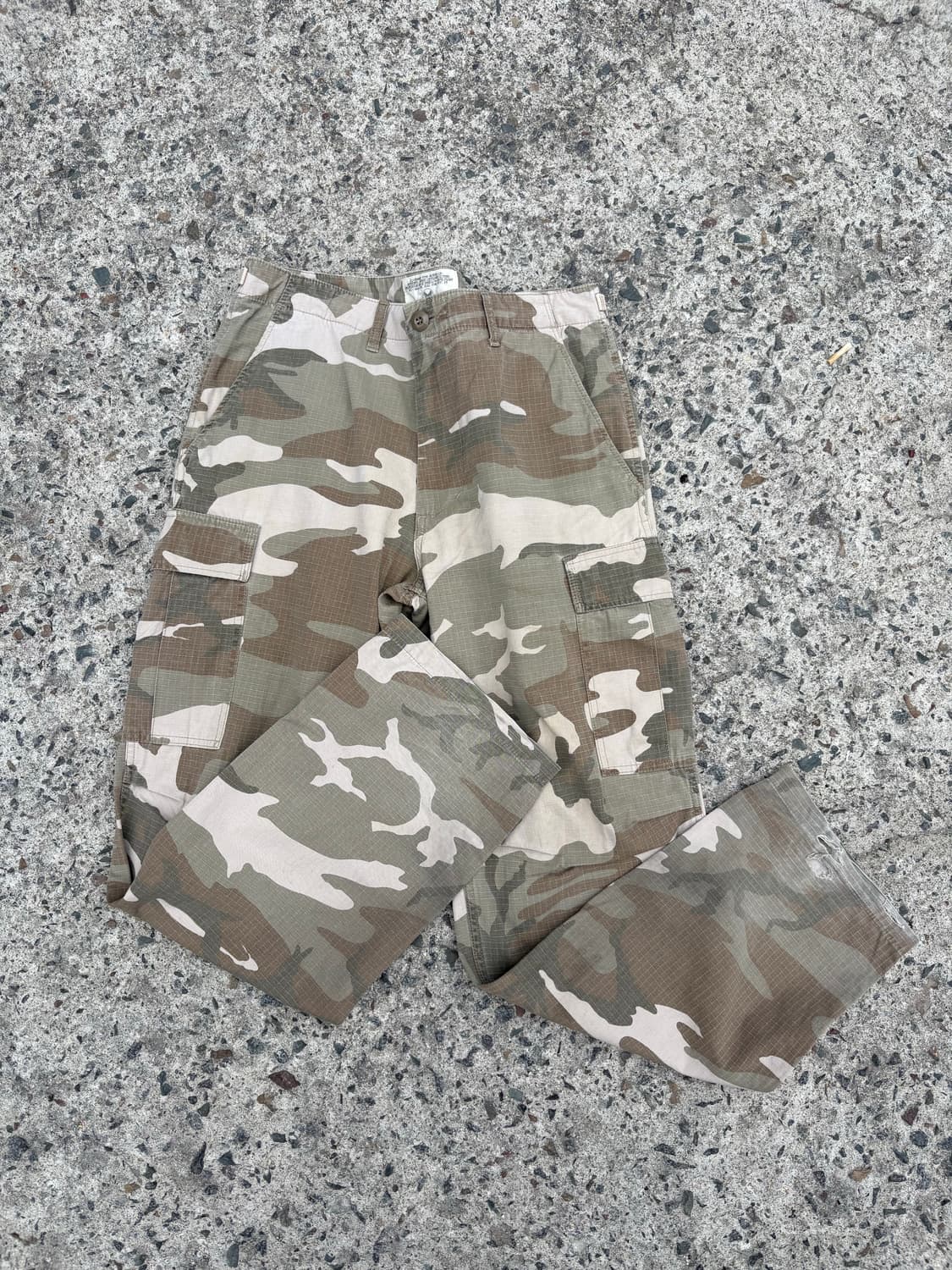 아비렉스 카모플라쥬 립스탑 팬츠 상품이미지2