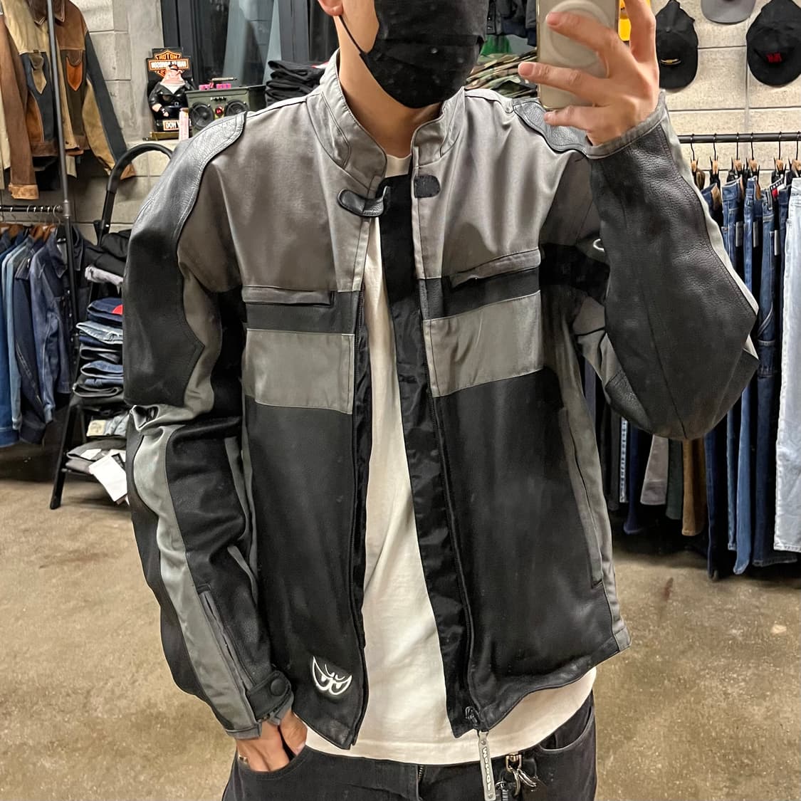 Berik 가죽 레이싱 자켓 (105-110) 상품이미지7